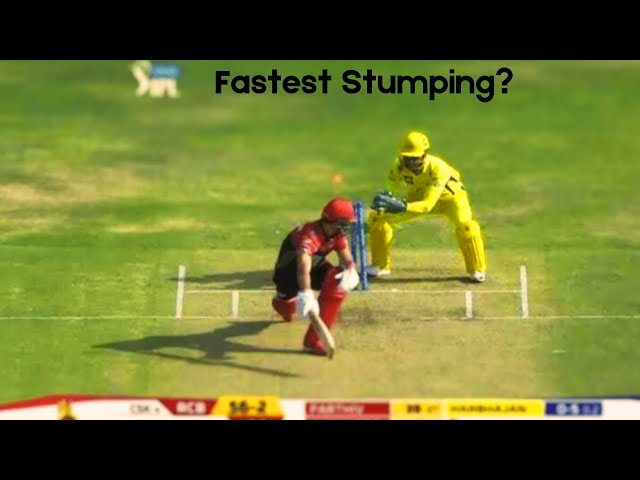 Ms DHONI Stumps FAF in IPL Cricket 24