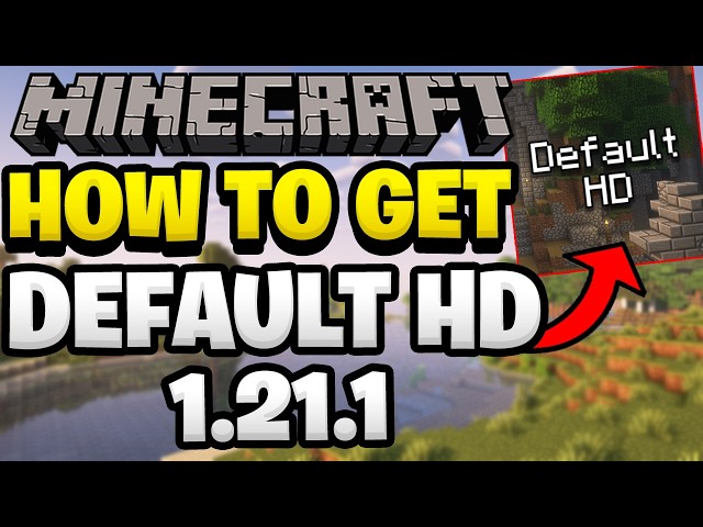 How To Download Default HD Resource Packs in Minecraft 1.21.1