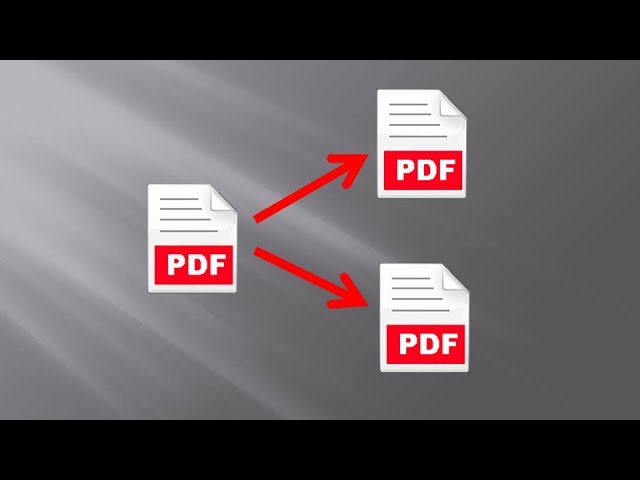 How to save each page in a PDF in a separate file