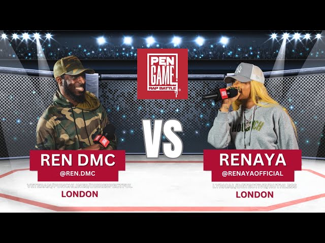 REN DMC Vs RENAYA | PenGame Rap Battle 2023