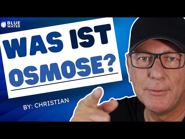 Entdecken Sie das Geheimnis hinter reinem Trinkwasser: Die Umkehrosmose erklärt von Christian