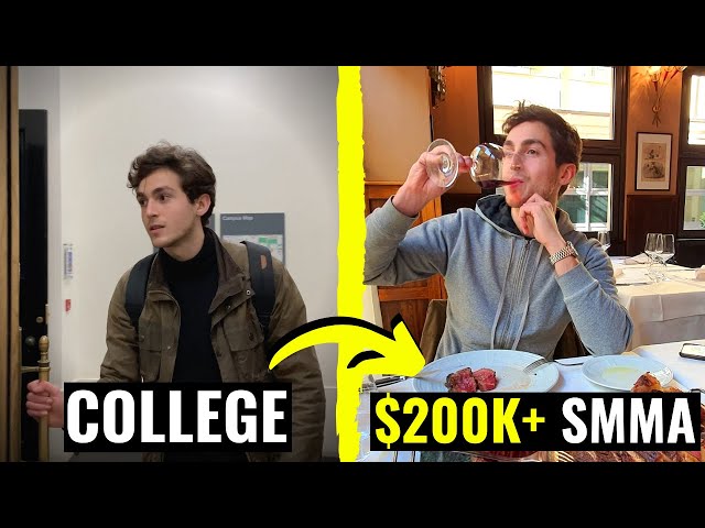 How to Start A $100,000 SMMA During COLLEGE [3 things you need!]