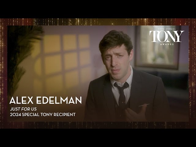 Alex Edelman | 2024 Special Tony Award