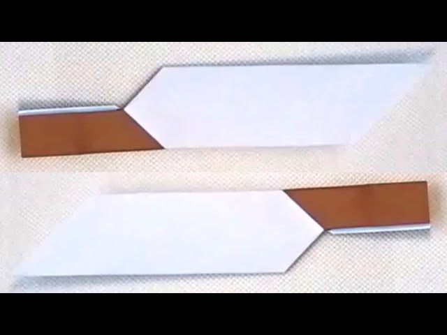 Paper Knife - Origami Knife Tutorial - How to Make a Paper Knife -Origami Kitchen Knife -Paper Craft