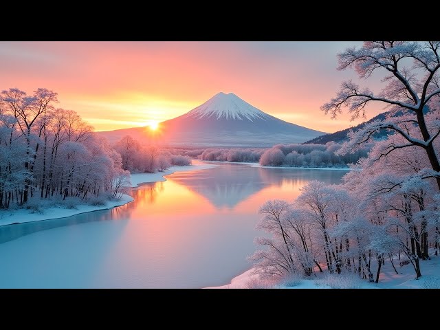 Beautiful Peaceful Relaxing Music, Calming Music ❄️The Wildlife of Winter ~ STOP Overthinking