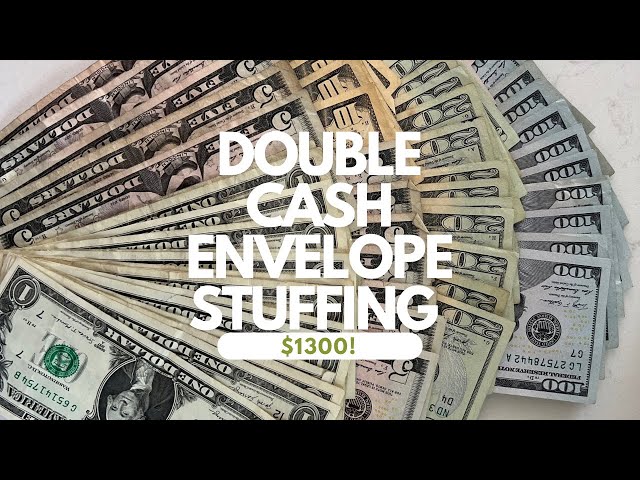 $1600 Cash Envelope Stuffing | How to Budget | One Income | Savings Challenge | Cash Envelopes