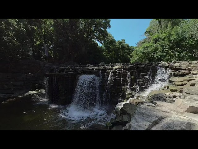 Relaxing Music with waterfalls, Prairie Creek Falls.  Peaceful Guitar Music