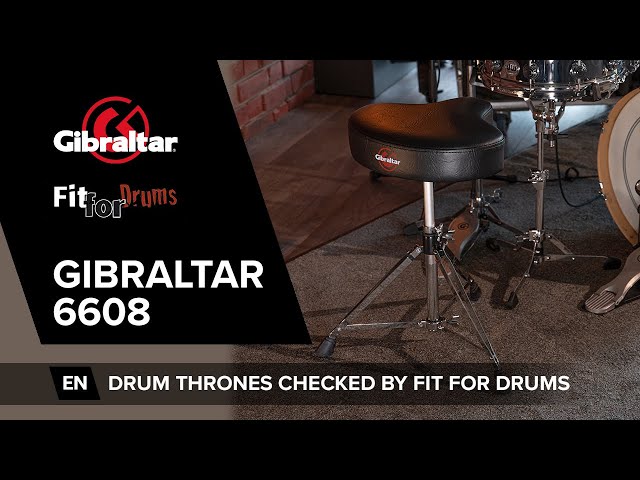 Gibraltar 6608 Drum Throne checked by FIT FOR DRUMS (ENG)