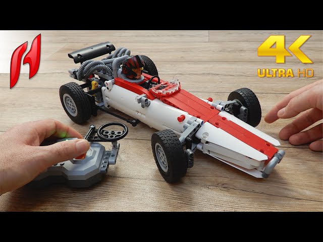 How to Build Lego Technic RC Formula One With Buggy Motor (MOC - 4K)