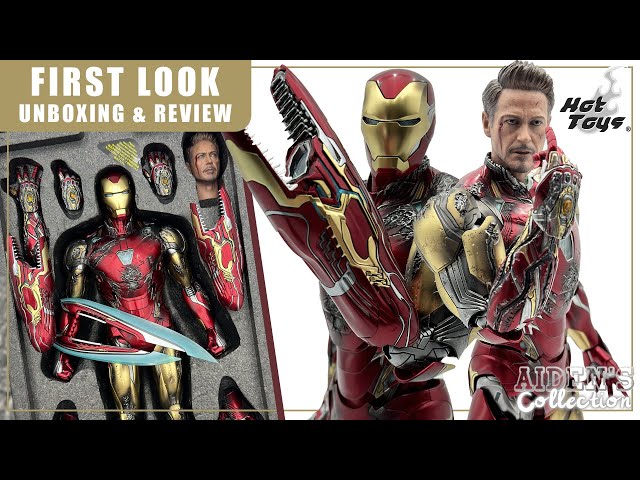 Hot Toys Iron Man Battle Damaged MK85 Avengers Endgame Unboxing & Review