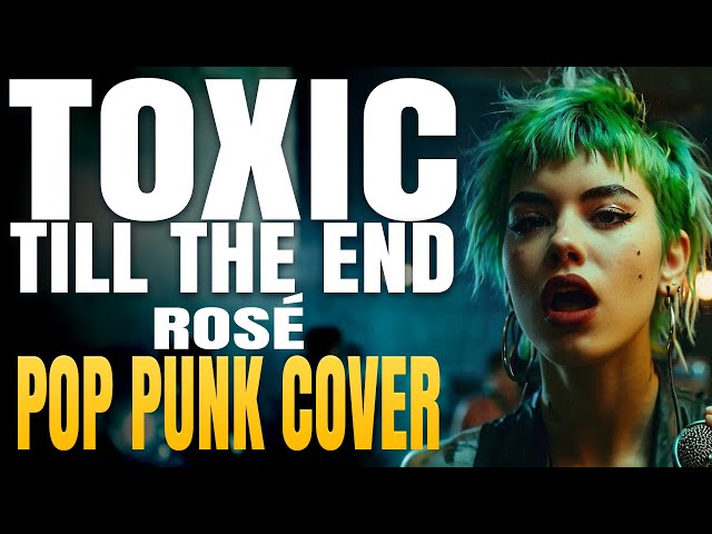 TOXIC TILL THE END - Rosé (Pop Punk Cover Version) - CrushPop