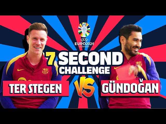 ⏱️ TER STEGEN vs ILKAY GÜNDOGAN | 7 SECOND CHALLENGE (EURO 2024 EDITION!) 🔥