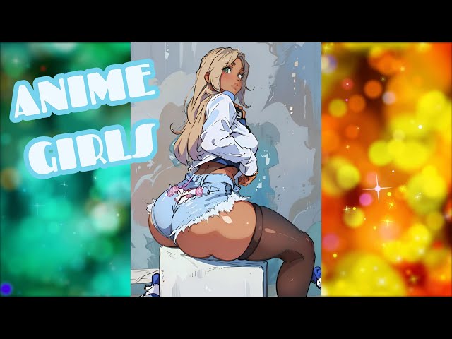 ANIME RENDER GIRLS #2 360 VR 4K AI HONIES LOOK BOOK #aiart