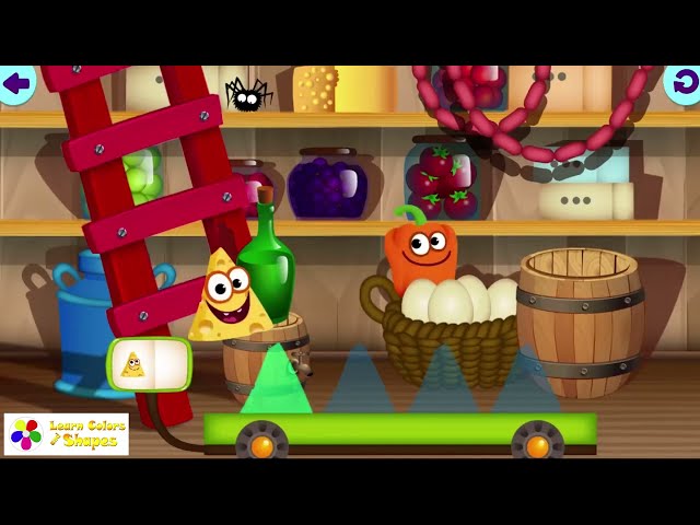 FUNNY FOOD 2 | HIDE and SEEK | Baby Learning Games for Toddlers