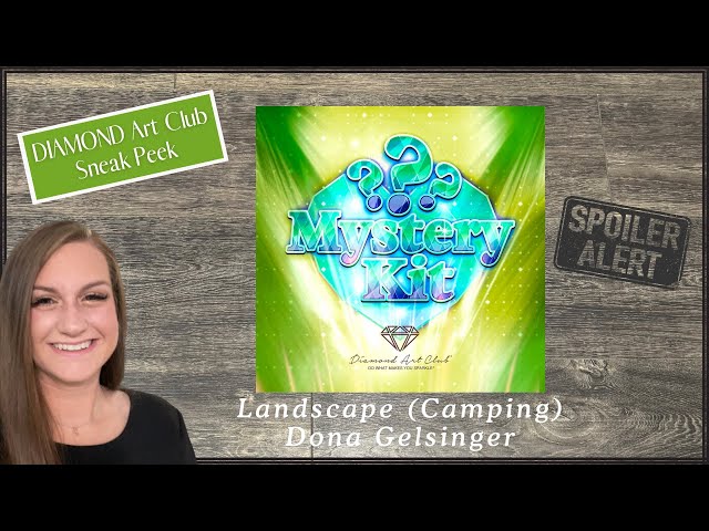 Diamond Art Club Sneak Peek! 👀 Mystery 78 - Landscape (Camping) by Dona Gelsinger