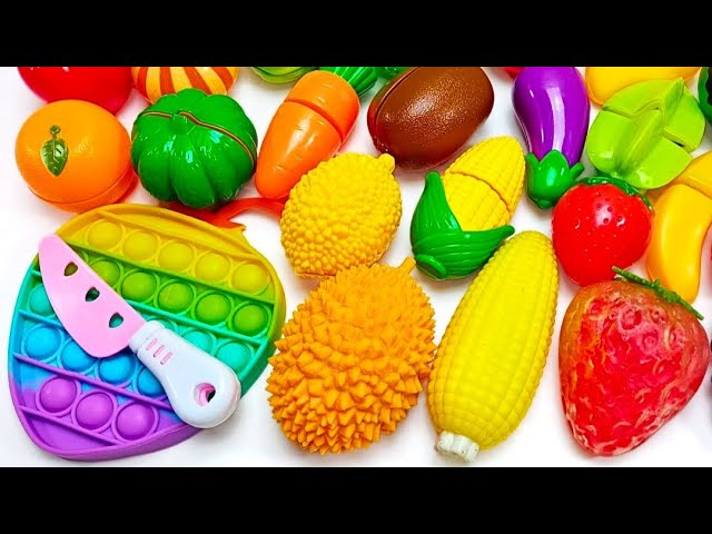 Cutting Foods Fruits and Vegetables ASMR - Most Favourite Fruit In America Bananas, Apples, grapes