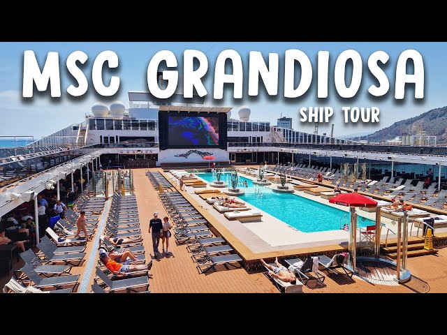 MSC Grandiosa Ship Tour - Full Tour of the Ship! 🚢