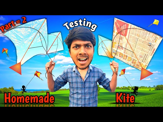 4 Different Types of Homemade Kite Flying Test😲 || Kite Flying || Kite fighting #kite #kiteflying