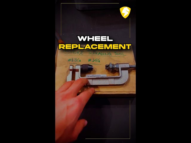 Bicycle wheel spoke replacement and wheel trueing