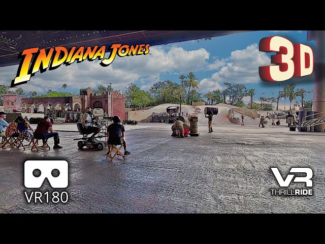 3D Indiana Jones Epic Stunt Spectacular VR180: Experience the VR Thrill of the full Show!