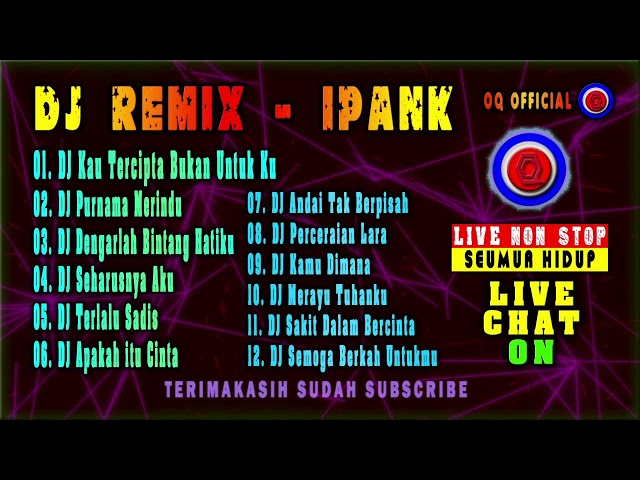 🟡 DJ REMIX - IPANK - Kau Tercipta Bukan Untukku