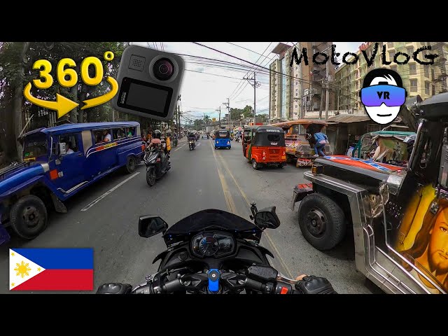 360 vr Motorcycle Ride in the Philippines - MotoVlog