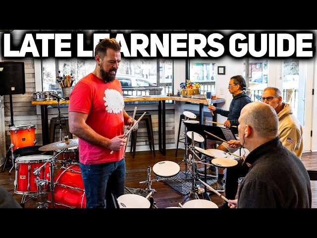 Older drum learner? Here's how to learn faster!