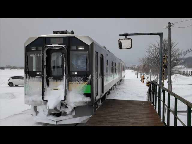 Japan Train Trip: Snowiest Wild Hot Springs & Beloved Station Ep.3| Hokkaido Sapporo Furano