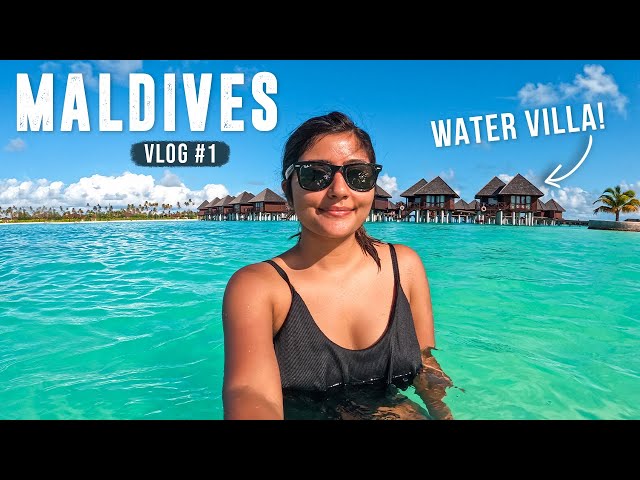 MALDIVES TRAVEL VLOG: Snorkeling, Dolphin Cruise, Water Villa Tour & More! 🏝️☀️ | Ep 1