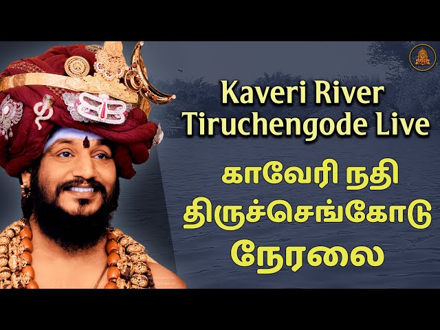 நேரலை புனித காவேரி நதி | கைலாஸா  திருச்செங்கோடு | #hindu #spiritualexperience