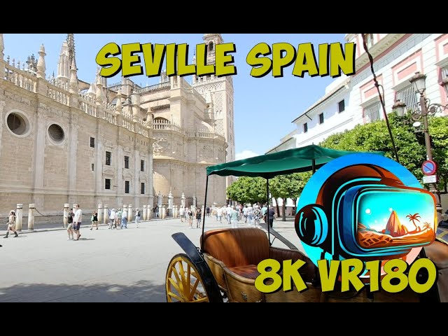 10 Seville Spain - Look at Pl. del Triunfo 8K 4K VR180 3D Travel