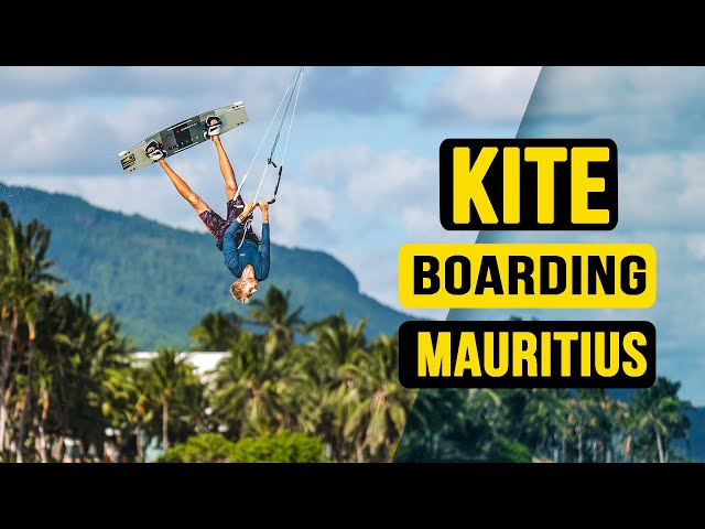 Kiteboarding in Mauritius // Twintip & Surfboard