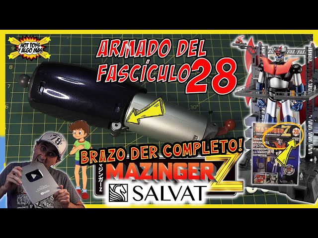 ⭕️ MAZINGER Z Salvat Fascículo 28 - BRAZO COMPLETO! no lo armes sin ver! ⭕️ #mazingerz