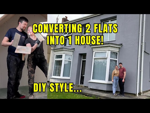 We bought 2 FLATS to turn back into 1 big house... 2.5 years of renovating! | 2flats1house