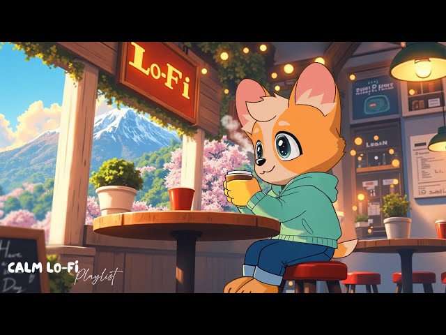 Morning Coffee Bliss ☕ Chill with Sloopi Dog | Lofi Hip Hop Playlist