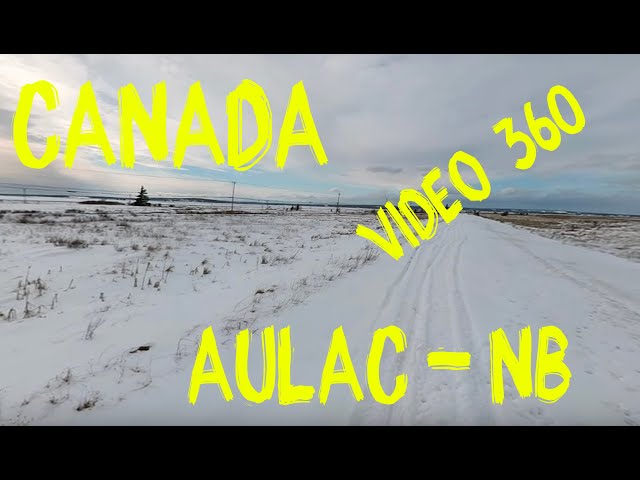 Vídeo 360º. Walking in Aulac NB. Caminando en Aulac NB. (Insta360 One X2)