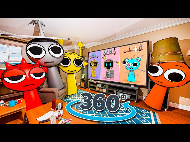 360° VR Incredibox Sprunki Animation Oren x Wenda &  Raddy x Clukr | Sprunki react meme videos