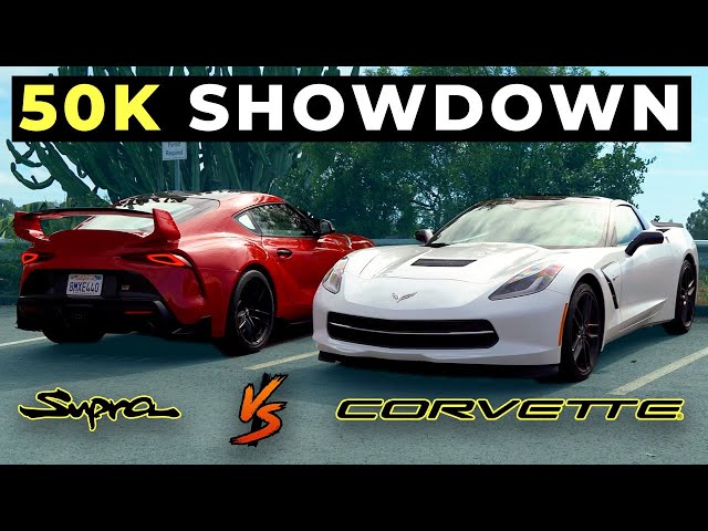 Best Sports Car For 50k? A90 Supra vs C7 Corvette