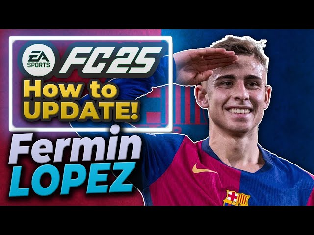 FC 25 ⚽️ Fermin Lopez Realistic Stats & Kit! ❤️💙 FC Barcelona 🎮