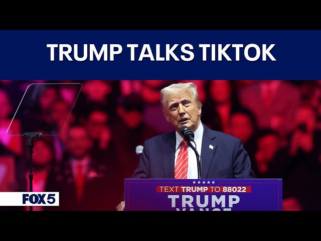 Trump talks TikTok at DC rally ahead of inauguration