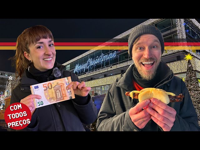 🇩🇪 EVERYTHING WE ATE AT THE BERLIN CHRISTMAS MARKET FOR 50 EUROS | Alemanizando