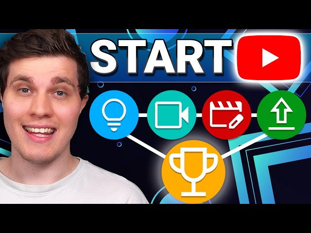 How To Start A YouTube Channel in 2024! 🚀 (Step-by-Step Guide)