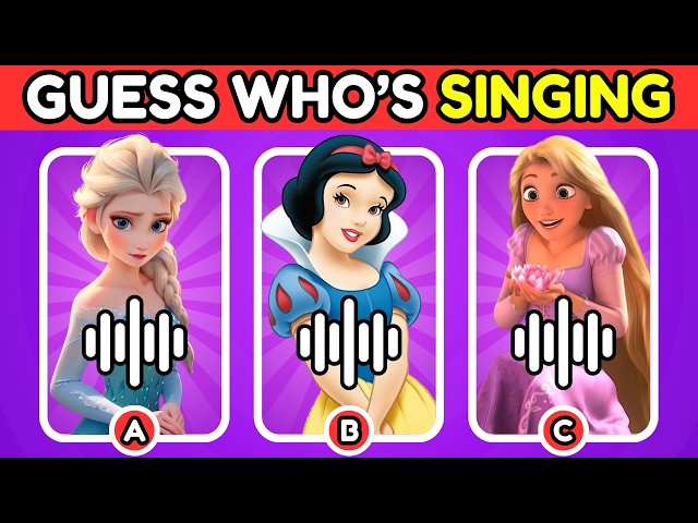 Guess the Disney Character Song Challenge!