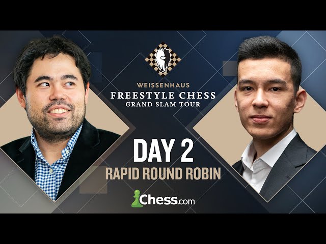 Freestyle Chess Grand Slam Weissenhaus | Will Magnus, Hikaru Fight Back As Sindarov Leads? Rapid RR