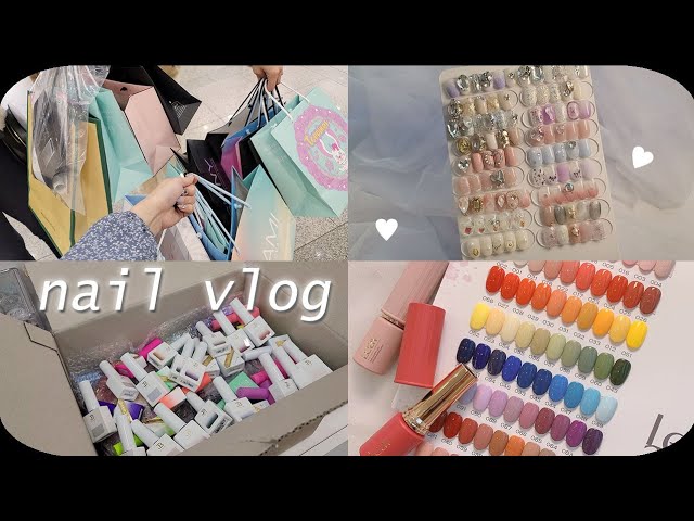 [Eng]nail vlog | 원장의 네일샵브이로그 (세텍 네일박람회, 3월이달의아트, 리아브 젤컬러 100개, 리모델링 후 변화 조금)