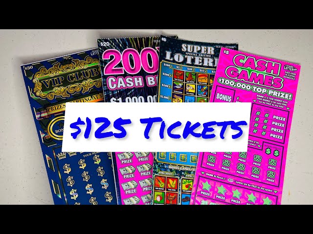 $125 Mixed Tickets 💵 Win on New Game 🤑 Cash Games 💰200X Blitz 💵 VIP Club