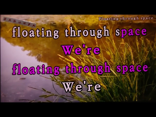 💖Floating though  space/ David Guetta sia👍Lyrics . Karaoke,カラオケ.노래방 반주