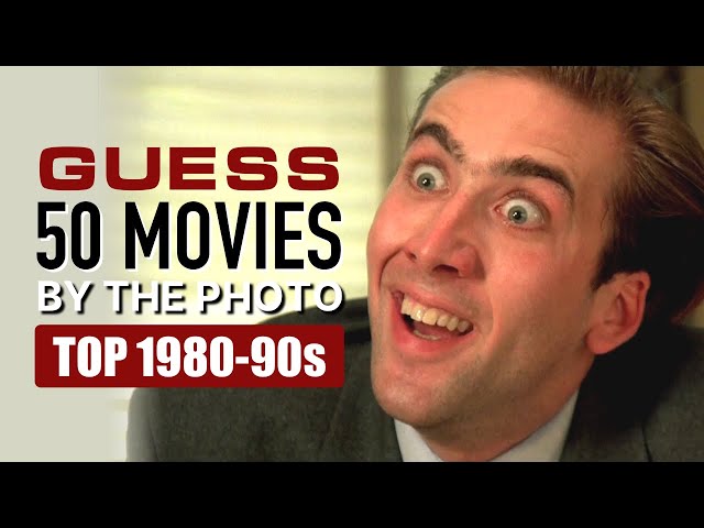 Guess The 1980-1990's Movies By The Picture / 50 Movies Trivia / Top Movies Quiz Show