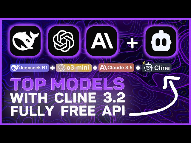 OpenAI, DeepSeek, Claude API for FREE | o3-mini, R1, Claude 3.5, GPT-4o, etc | Cline Compatible