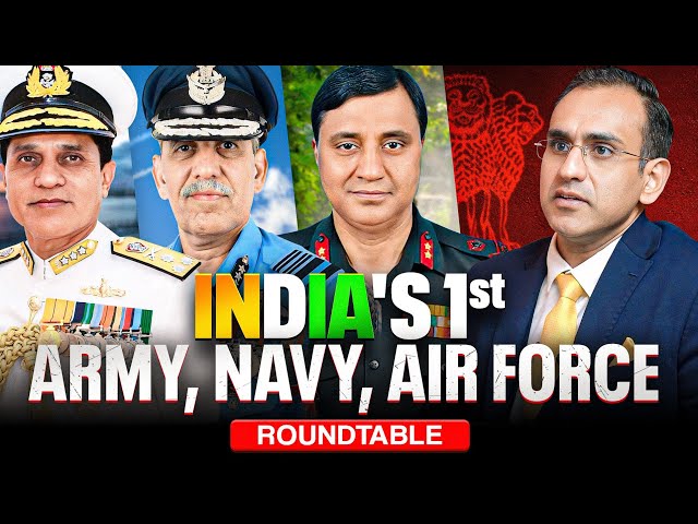 India's First Podcast w Army, Navy & Air Force's Senior Officers | Republic Day Special Roundtable